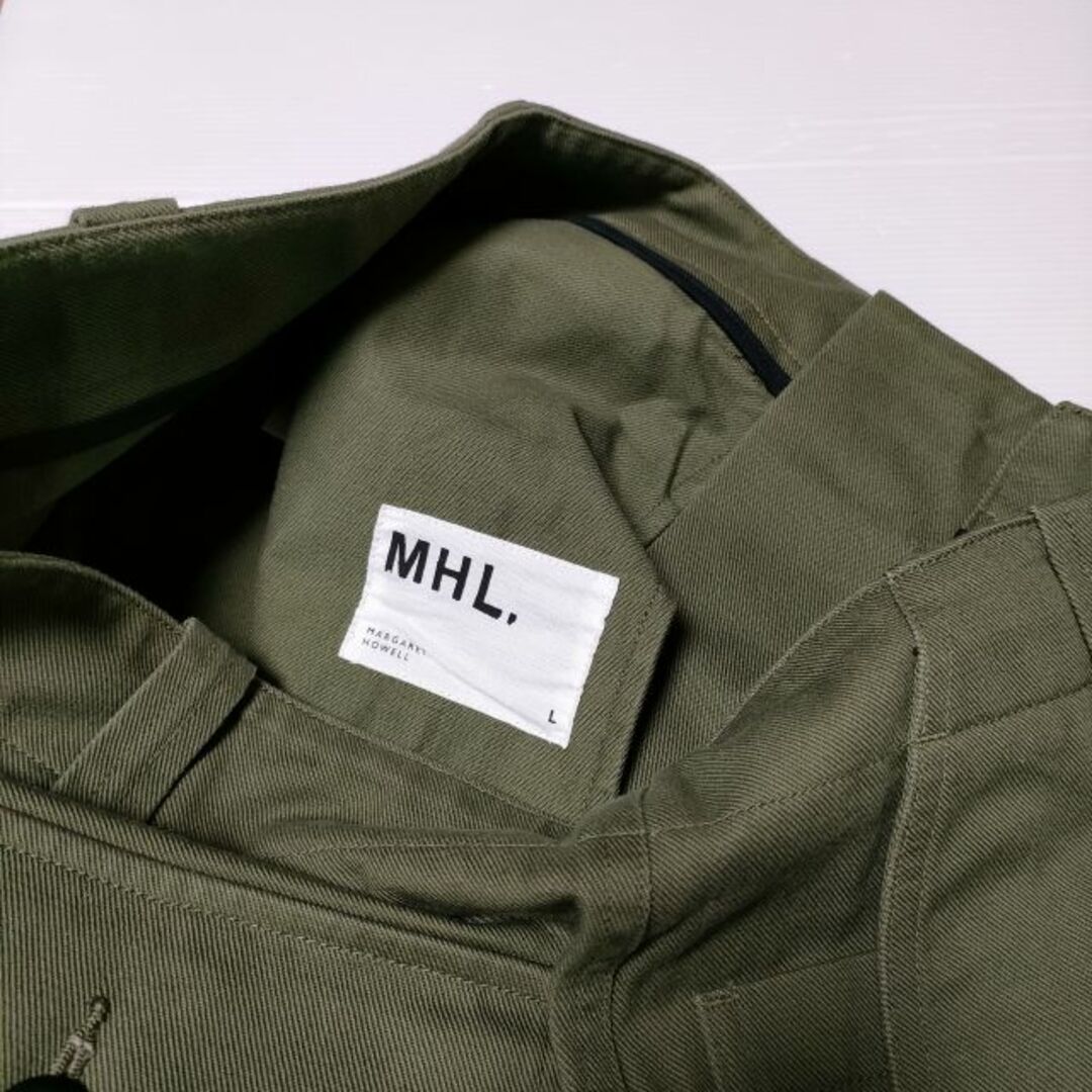 MHL.(エムエイチエル)のMHL. 596-0240502 ミリタリー コットン サイズL パンツ 2020 オリーブ メンズ エムエイチエル【中古】3-1224G∞ メンズのパンツ(その他)の商品写真