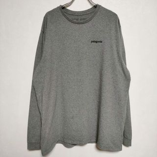 パタゴニア(patagonia)のpatagonia 38514 ロングスリーブ・フィッツロイ・ホライゾンズ・レスポンシビリティー 長袖Ｔシャツ カットソー ロンＴ グレー メンズ パタゴニア【中古】3-1224M∞(Tシャツ/カットソー(七分/長袖))