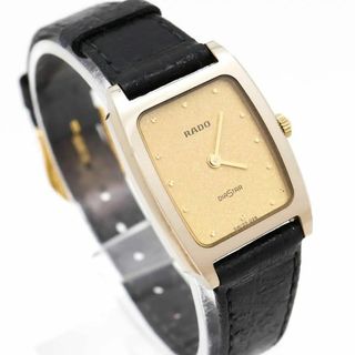 RADO - 292 RADO ラドー時計 レディース腕時計 ゴールド スクエア ...