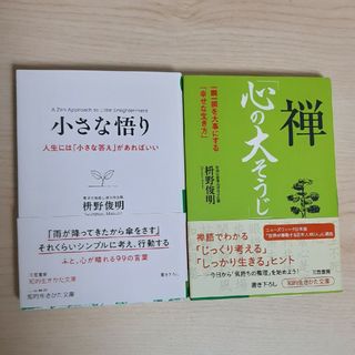 禅「心の大そうじ」、小さな悟り  升野俊明2冊セット(その他)