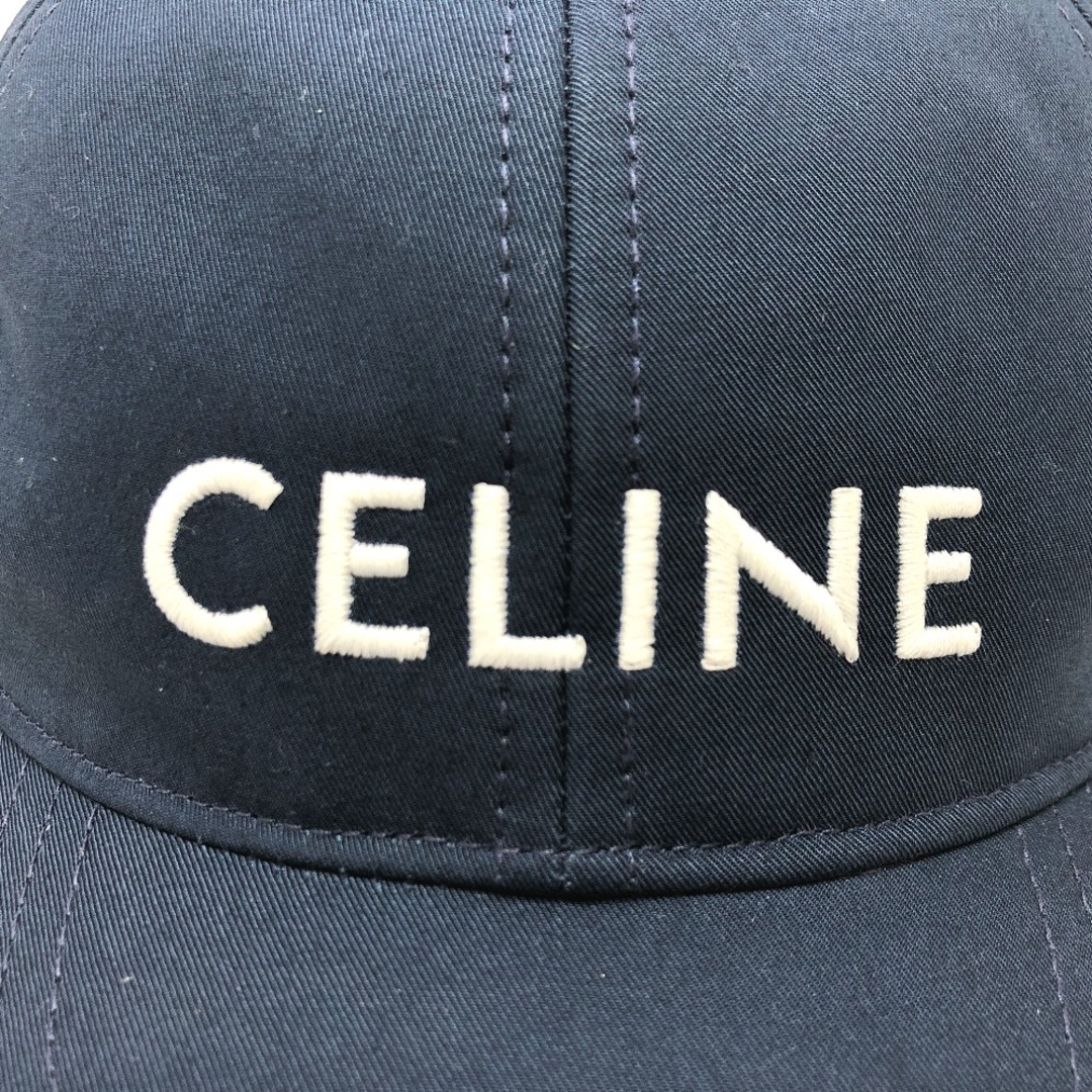 celine(セリーヌ)のセリーヌ CELINE ベースボールキャップ 2AUS9969P エンブロイダリー キャップ コットン ネイビー 未使用 レディースの帽子(キャップ)の商品写真