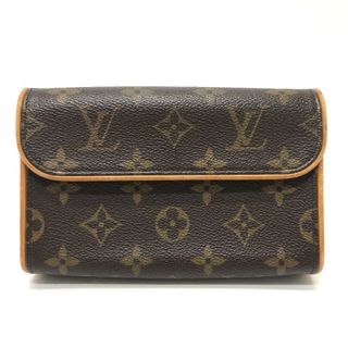 ルイヴィトン(LOUIS VUITTON)のルイヴィトン LOUIS VUITTON ポシェット フロランティーヌ M51855 モノグラム ウエストバッグ モノグラムキャンバス ブラウン(ボディバッグ/ウエストポーチ)