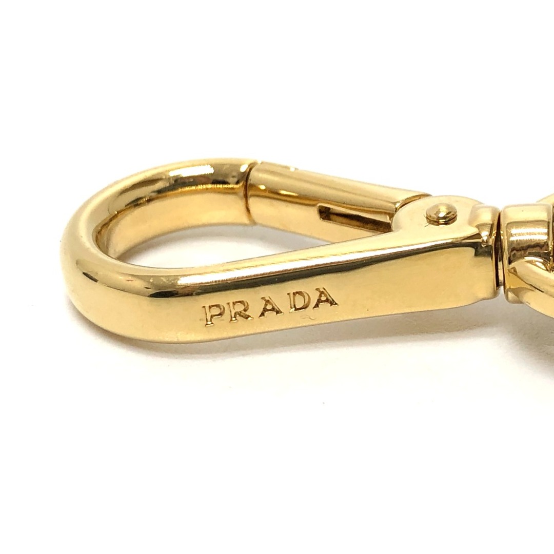 ファッション小物プラダ PRADA 三角ロゴ プレート 1PP128 053 トライアングルロゴ キーリング GP ブラック