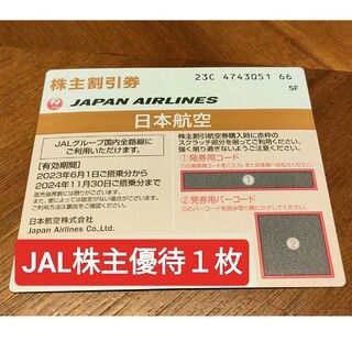 ジャル(ニホンコウクウ)(JAL(日本航空))のJAL株主優待１枚(その他)