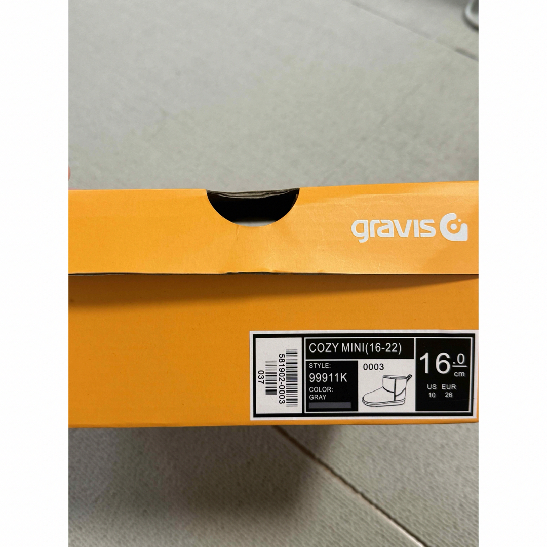 gravis(グラビス)のgravis キッズブーツ 16.0cm キッズ/ベビー/マタニティのキッズ靴/シューズ(15cm~)(ブーツ)の商品写真