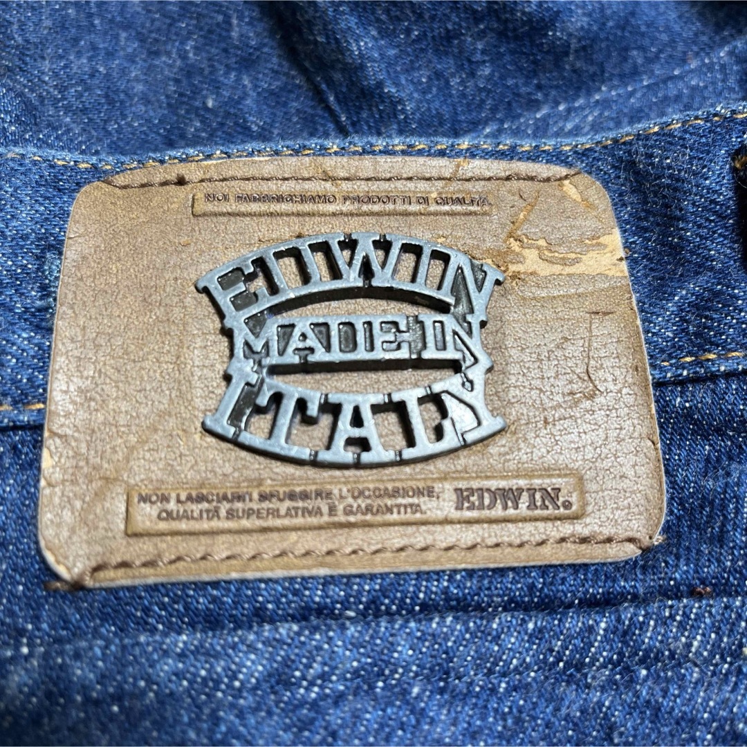 EDWIN(エドウィン)のレディース　EDWIN 29×32 【M】オンリーワンリメイク　フリル　スカート レディースのスカート(ひざ丈スカート)の商品写真