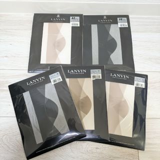 ランバンコレクション(LANVIN COLLECTION)の【新品】ブランドストッキング LANVIN シアード ストッキング 5足 セット(タイツ/ストッキング)