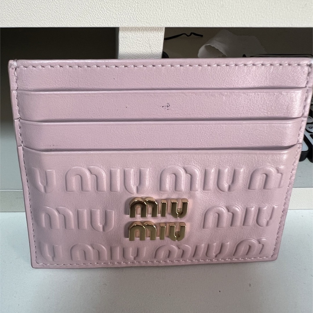 miumiu カードケース ピンク 正規品miumiu