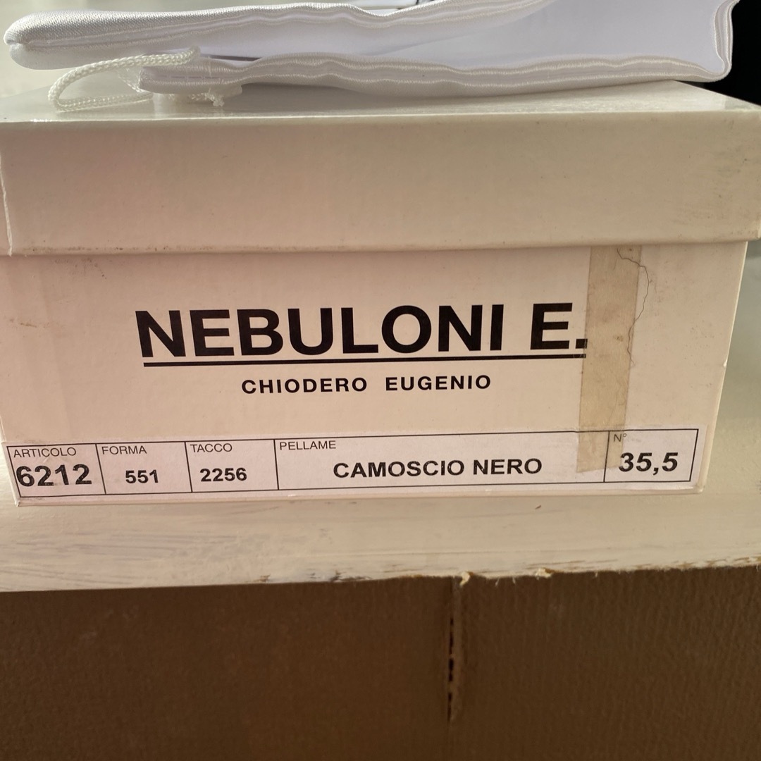 NEBULONI ストラップサンダル ブラック 22.5靴/シューズ