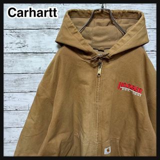 カーハート(carhartt)の1174【希少2XL】カーハート☆バック刺繍ビッグロゴ　アクティブジャケット(ブルゾン)