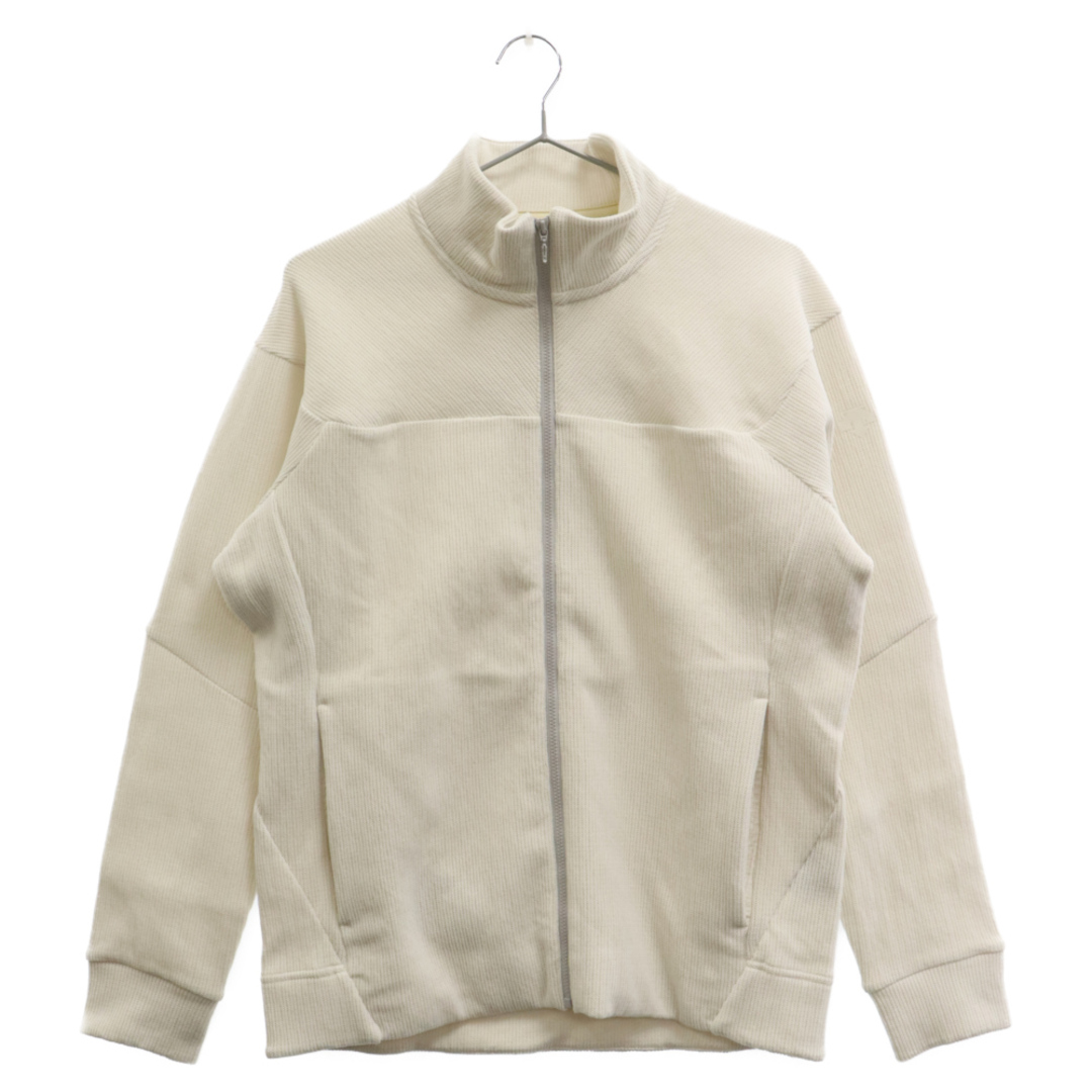 DESCENTE(デサント)のDESCENTE デサント WINDPROOF ニットジップアップ長袖セーター DJMUGC28 ホワイト メンズのトップス(ニット/セーター)の商品写真