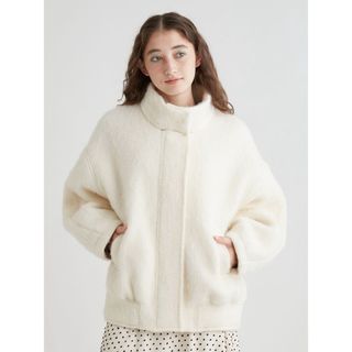 ファーファー(fur fur)のFURFUR（ファーファー） 🎀シャギーコクーンブルゾン　新品未使用　定価以下(ブルゾン)