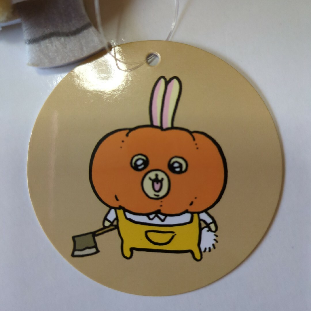 ちいかわ(チイカワ)のちいかわ　仮装たのしい〜！マスコット　（カボチャなうさぎ） エンタメ/ホビーのおもちゃ/ぬいぐるみ(キャラクターグッズ)の商品写真