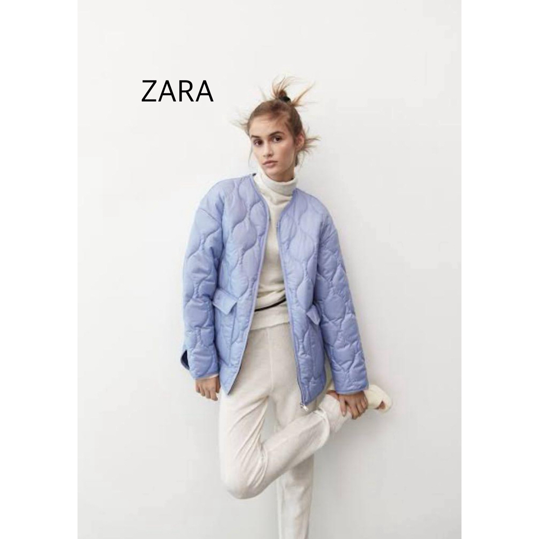 ZARA(ザラ)の専用！新品●タグ付き●ZARA オーバーサイズキルティング中綿ジャケット レディースのジャケット/アウター(ダウンジャケット)の商品写真