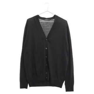 プラダ(PRADA)のPRADA プラダ CASHMERE CARDIGAN カシミア カーディガン ブラック UMC310(カーディガン)