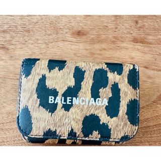 バレンシアガ(Balenciaga)のバレンシアガ　豹柄MINI財布(財布)