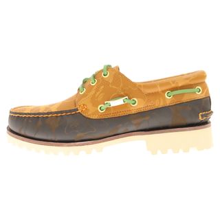 ティンバーランド(Timberland)のTimberland ティンバーランド ×A BATHING APE BAPE THREE EYE CLASSIC LUG×アベイシングエイプ ベイプ デッキシューズ QA2QFE US9/27cm ブラウン(その他)