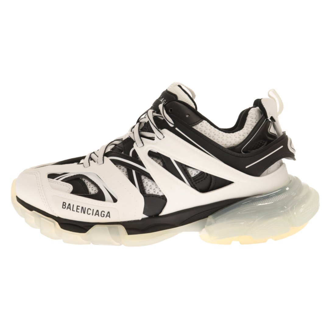 BALENCIAGA バレンシアガ TRACK CLEAR SOLE トラック トレーナー クリアソール ローカットスニーカー 647742 ホワイト/ブラック30センチワイズ