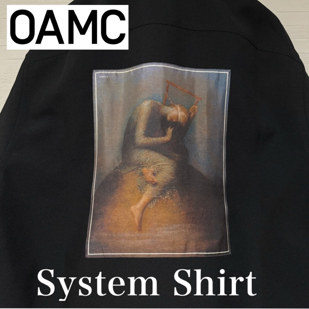 メンズ美品 OAMC オーエーエムシー System Shirt システムシャツ M