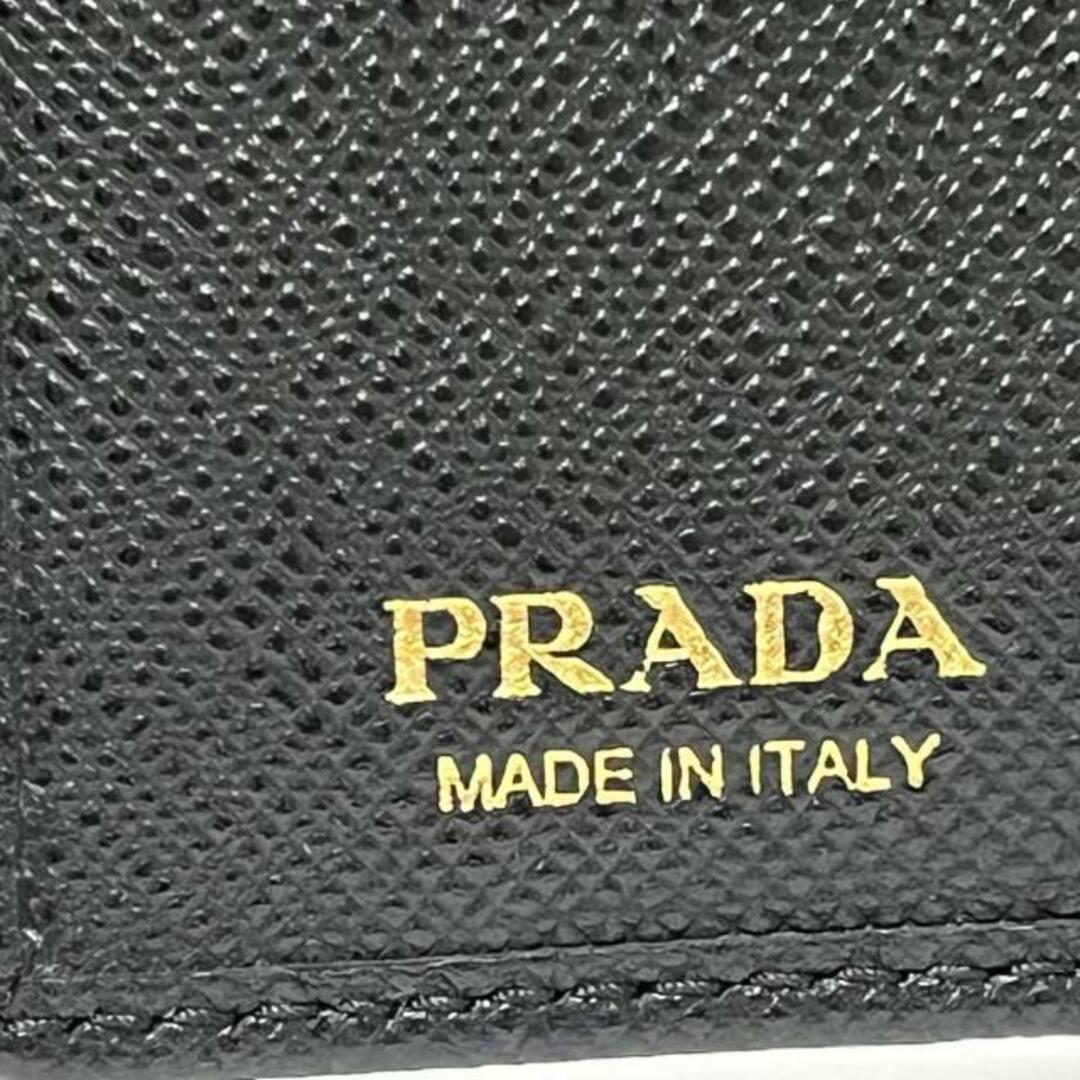 PRADA(プラダ)のPRADA(プラダ) 2つ折り財布 - 黒 レザー レディースのファッション小物(財布)の商品写真