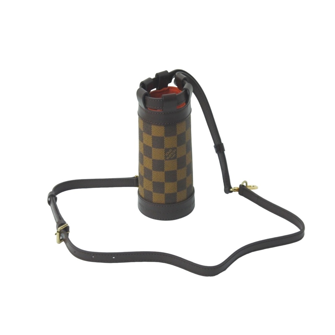 新品未使用品 LOUIS VUITTON ルイヴィトン ダミエ ペットボトル ホルダー バッグ ショルダー ブラウン ロゴ M99119  58781レディース