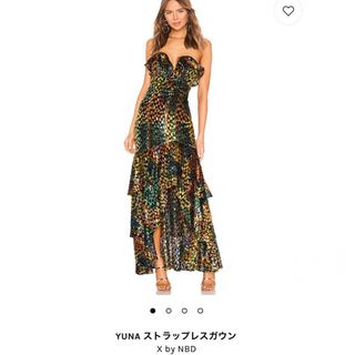 ビーシービージーマックスアズリア(BCBGMAXAZRIA)の5万円NBDロングドレス　パーティー　クリスマス会食事会表彰式 oo182(ロングワンピース/マキシワンピース)