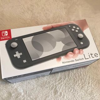 ニンテンドースイッチ(Nintendo Switch)のNintendo  Switch  lite  本体　グレー　任天堂　新品(家庭用ゲーム機本体)