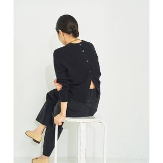 プラージュ(Plage)のPlage Alpaca Open Back ニット　36(カーディガン)