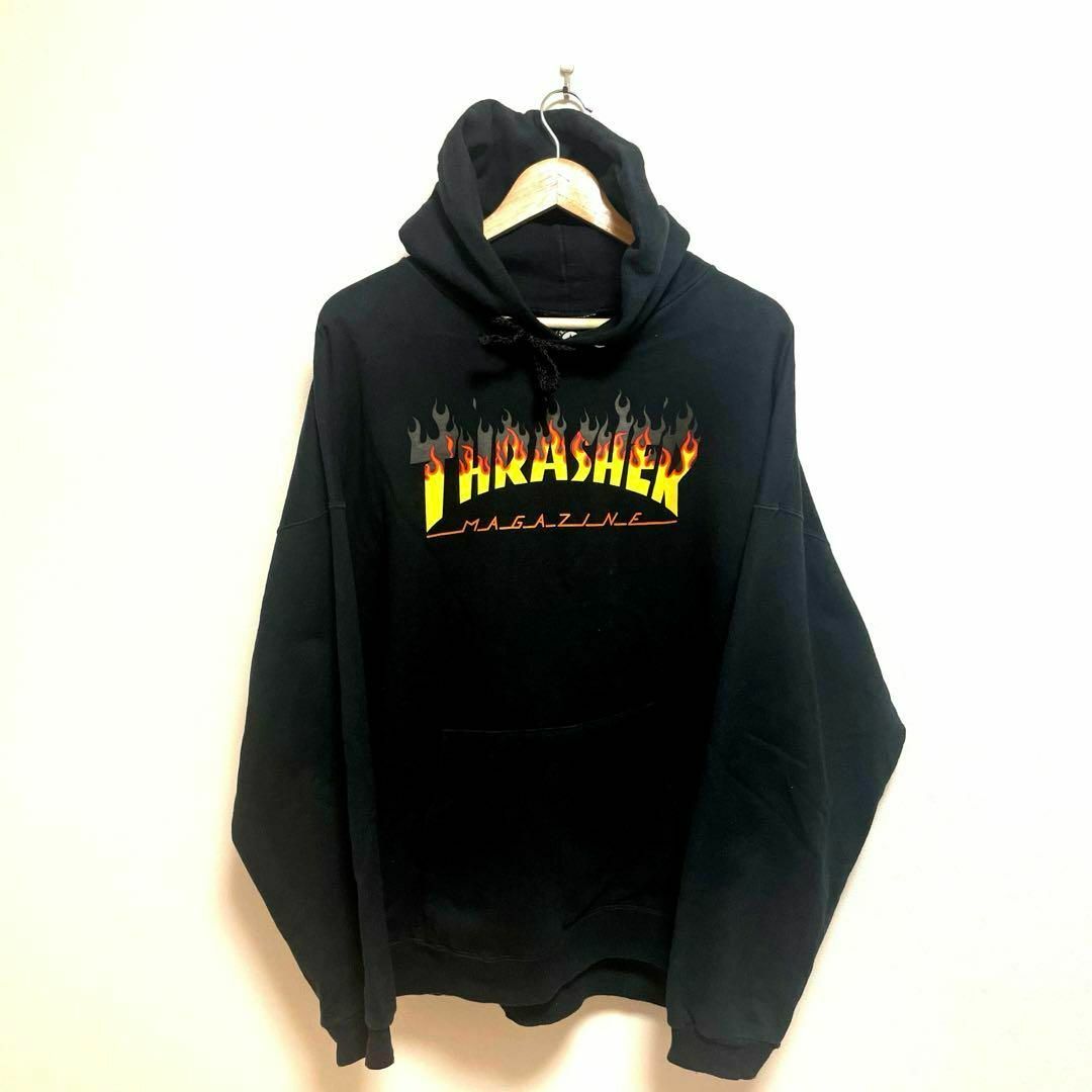 THRASHER - 肉厚 XL THRASHERスラッシャー ファイヤーパターン