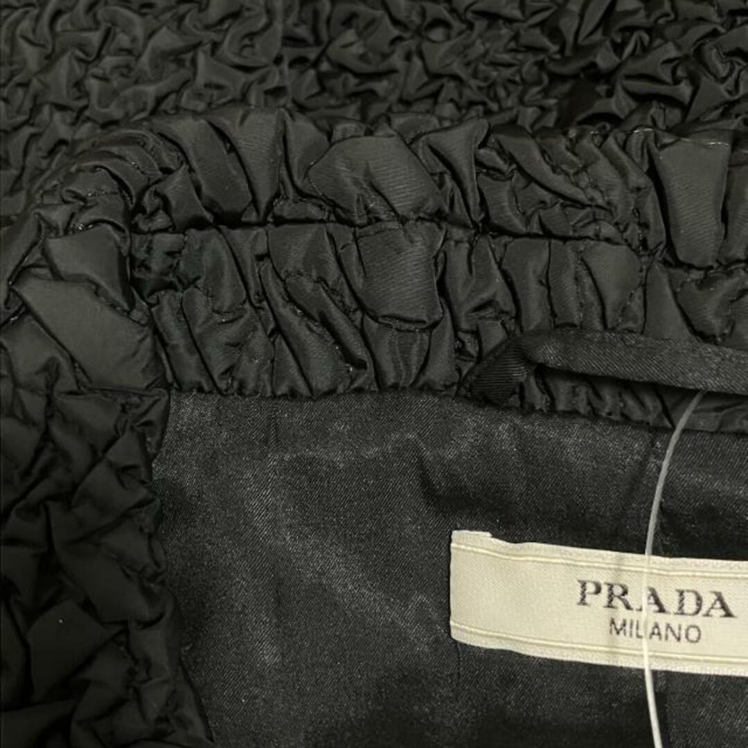 PRADA(プラダ)のプラダ コート サイズ38 S レディース - 黒 レディースのジャケット/アウター(その他)の商品写真