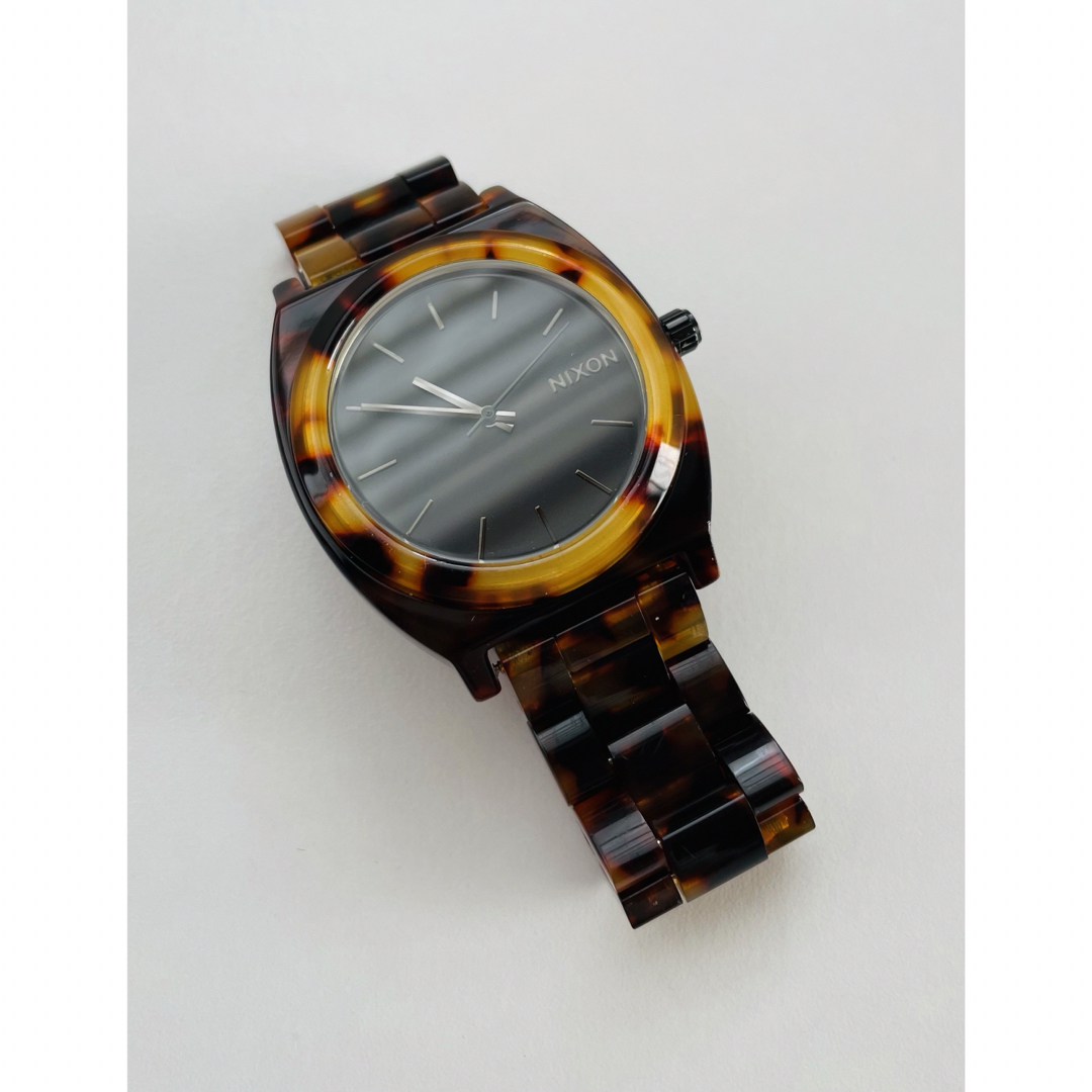 NIXON - 【電池新品の美品】NIXONのTIME TELLER 濃いべっ甲 NIXON - 【電池新品の美品】NIXONのTIME TELLER 濃いべっ甲