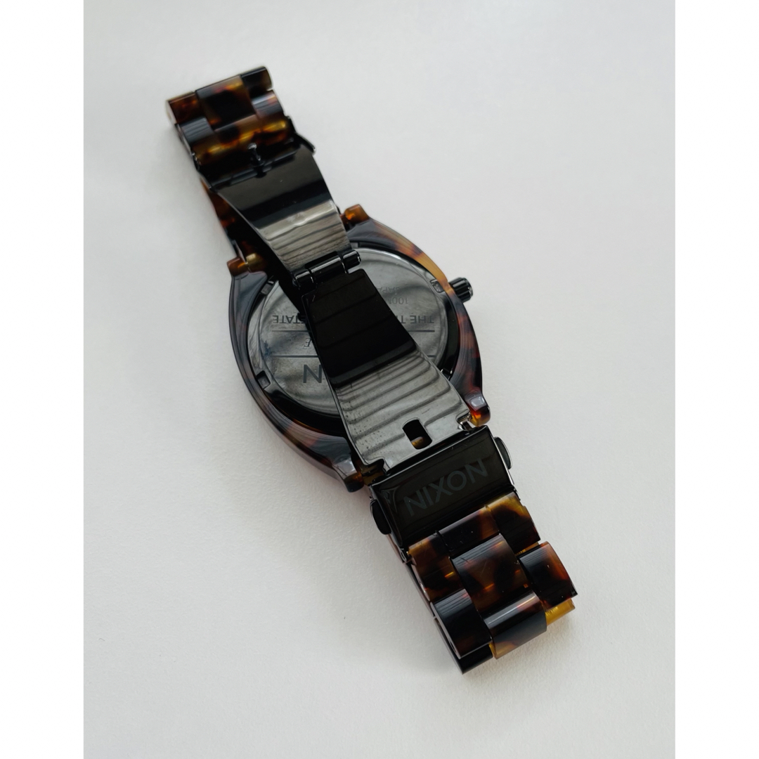 NIXON - 【電池新品の美品】NIXONのTIME TELLER 濃いべっ甲 NIXON - 【電池新品の美品】NIXONのTIME TELLER 濃いべっ甲