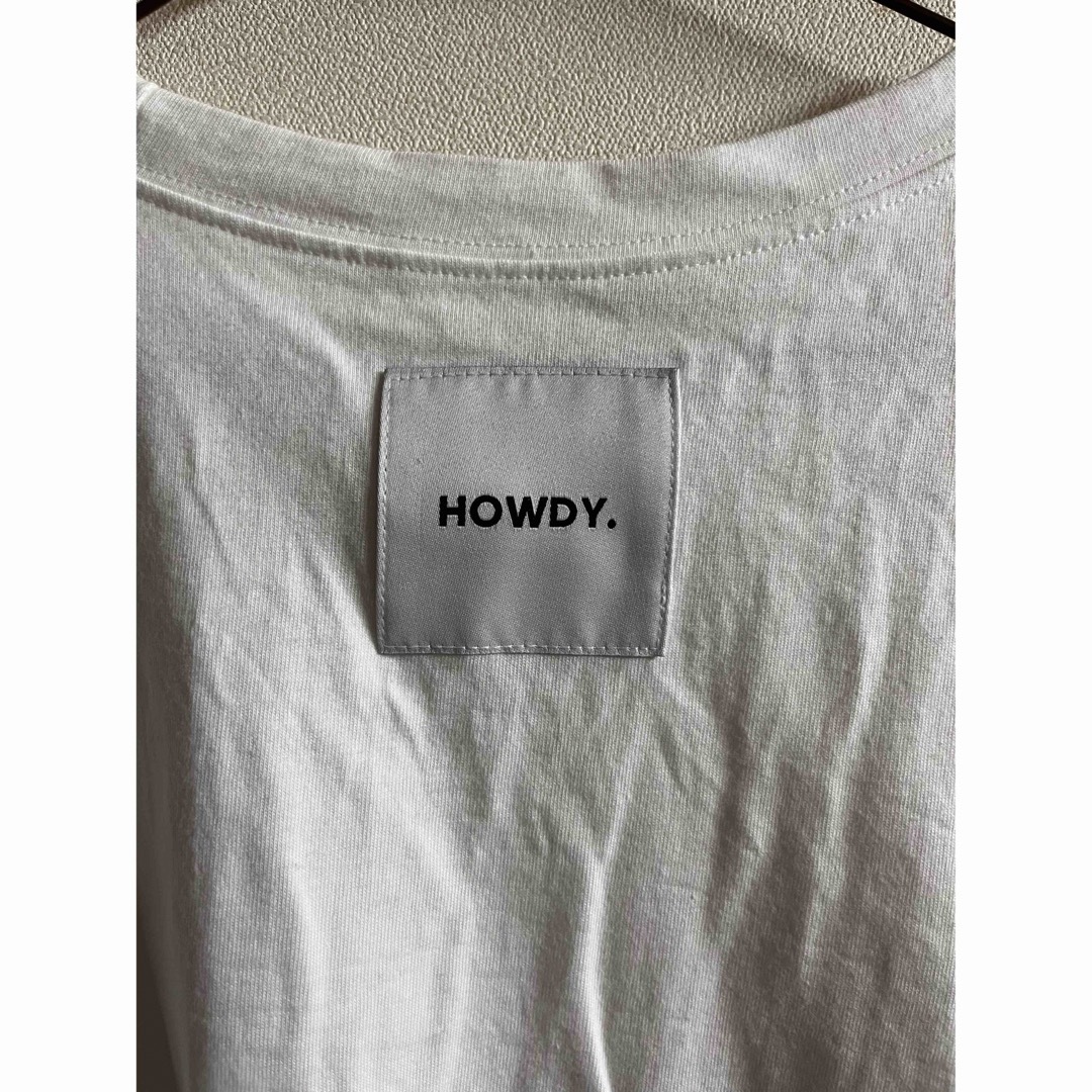 【non-non様専用】howdy.back label T.White レディースのトップス(Tシャツ(半袖/袖なし))の商品写真
