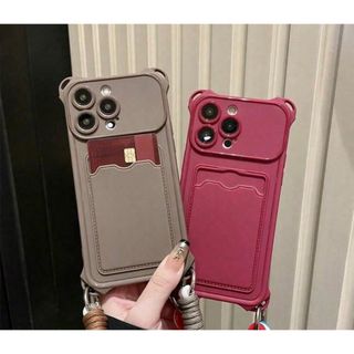 iPhoneケース　iPhone13 ショルダー紐付き(iPhoneケース)