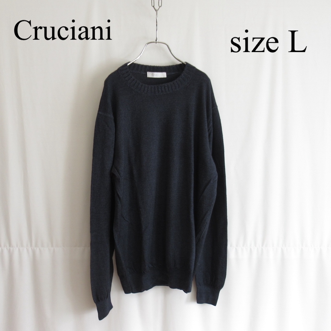 Cruciani - Cruciani クルーネック ウール ニット セーター イタリア製