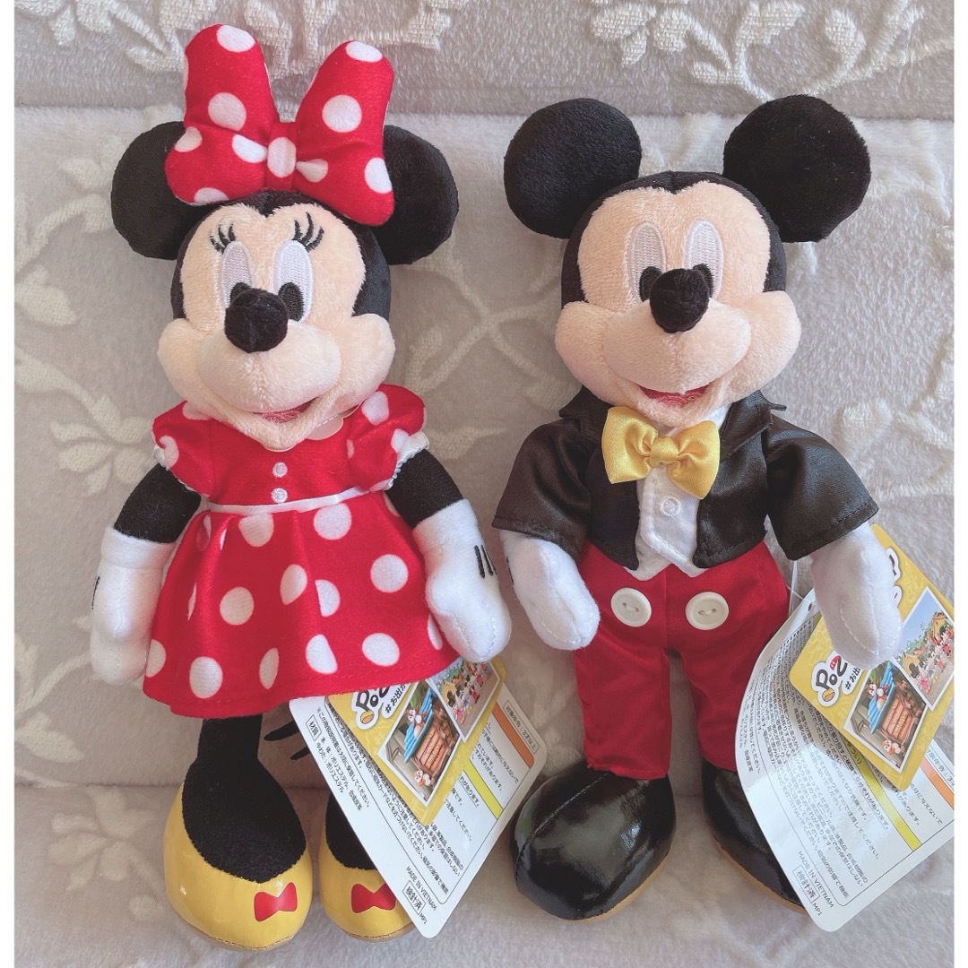 Disney(ディズニー)の⚠️まとめ売り　ポージープラッシー　ミッキー　ミニー エンタメ/ホビーのおもちゃ/ぬいぐるみ(キャラクターグッズ)の商品写真