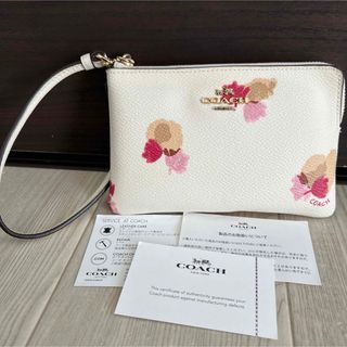 コーチ(COACH)のCOACH 花柄ポーチ(ポーチ)