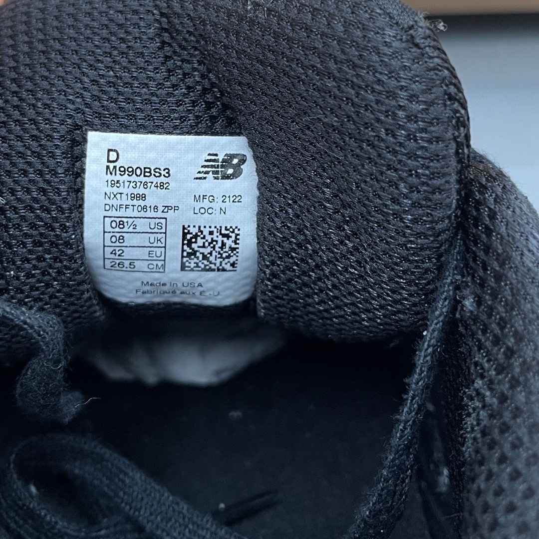 New Balance(ニューバランス)のNew Balance M990BS3 メンズの靴/シューズ(スニーカー)の商品写真