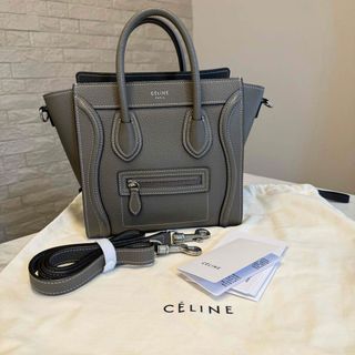 セリーヌ(celine)の【mary様専用】CELINE ラゲージナノ カーフスキン スリ(ハンドバッグ)