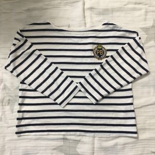 プチバトー(PETIT BATEAU)のプチバトー　ボーダーカットソー　4ans(Tシャツ/カットソー)