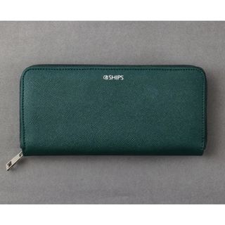 シップス(SHIPS)のSHIPS シップス カードもコインもたっぷり収納長財布BOOK【GREEN】(長財布)