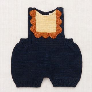 ミーシャアンドパフ(Misha & Puff)のMisha & Puff Scallop Bib Romper  Ink 3y(ニット)