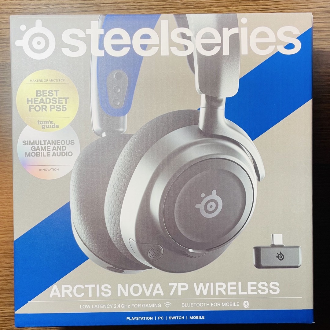 SteelSeries(スティールシリーズ)の【新品】SteelSeries Arctis Nova 7P wireless スマホ/家電/カメラのオーディオ機器(ヘッドフォン/イヤフォン)の商品写真