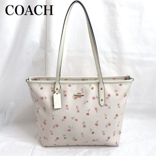 コーチ(COACH)の【状態込特別価格】コーチ シティ フローラルプリント トートバッグ レザー A4(トートバッグ)