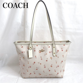 コーチ(COACH)の【状態込特別価格】コーチ シティ フローラルプリント トートバッグ レザー A4(トートバッグ)