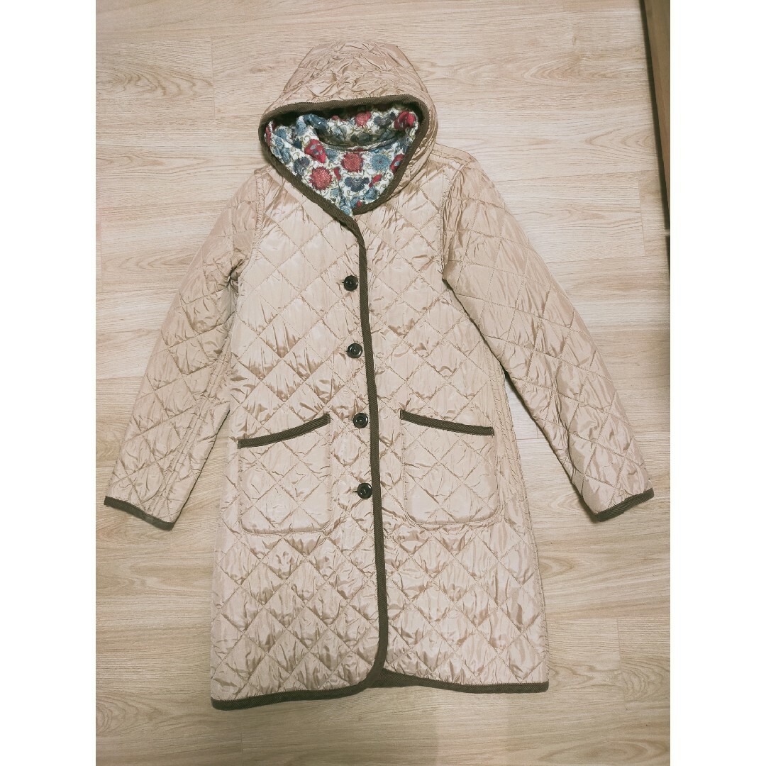 婦人用 キルティングコート ベルメゾン レディースのジャケット/アウター(ロングコート)の商品写真