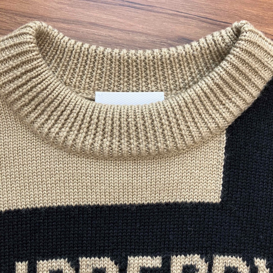 BURBERRY(バーバリー)のバーバリー　ロゴ　ニット キッズ/ベビー/マタニティのキッズ服男の子用(90cm~)(ニット)の商品写真