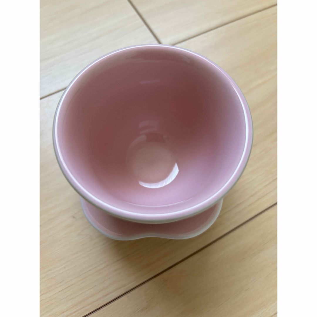 LE CREUSET(ルクルーゼ)の《2月限定値引き》3500→3300円ルクルーゼ ティーカップ&フラワーソーサー インテリア/住まい/日用品のキッチン/食器(食器)の商品写真