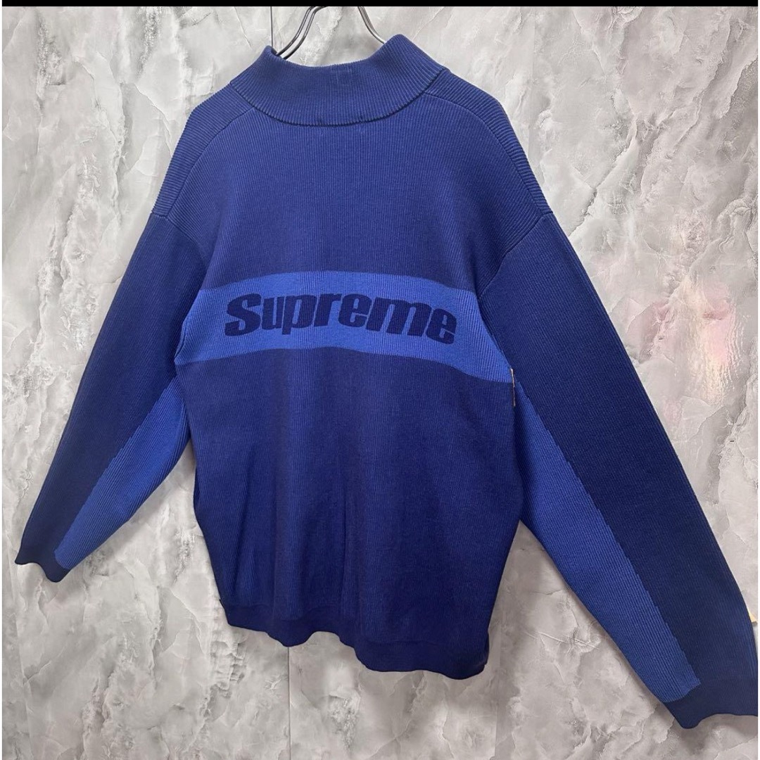 Supreme(シュプリーム)の22AW/2-Tone Ribbed Zip Up Sweater/セーターXL メンズのトップス(ニット/セーター)の商品写真