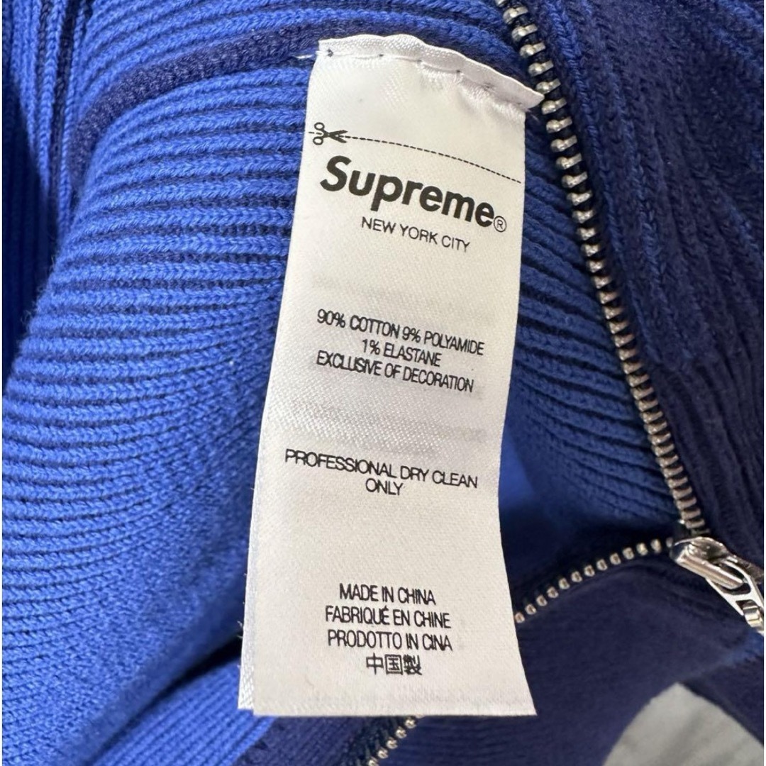 Supreme(シュプリーム)の22AW/2-Tone Ribbed Zip Up Sweater/セーターXL メンズのトップス(ニット/セーター)の商品写真
